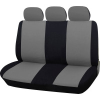 Чехлы для сидений Airline универсальные, RS-2k, передние/задние, 9 предметов, полиэстер, черный/серый ACS-PP-07