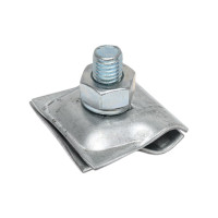 Соединительный зажим круглого проводника IEK 6-12мм, оцинкованная сталь ZCC80-11-1-16