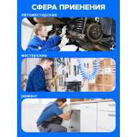 Набор 6-гранных Г-образных ключей Forsage длинных 10  предметовв пластиковом держателе F-5102L(6585)