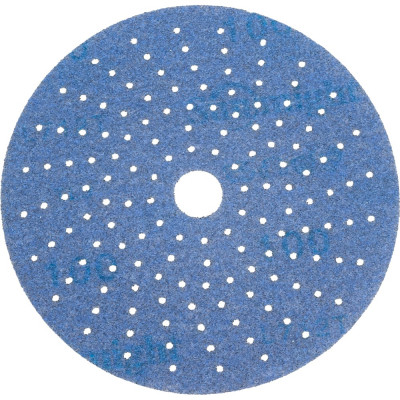 Шлифовальный круг CERAMIC L712T 125 мм на липучке с мультипылеотводом, P100, 5 шт Sunmight 76407R