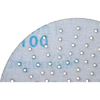 Шлифовальный круг CERAMIC L712T 125 мм на липучке с мультипылеотводом, P100, 5 шт Sunmight 76407R