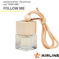Ароматизатор-бутылочка куб Airline Perfume FOLLOW ME AFBU241