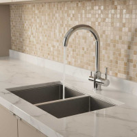 Смеситель для кухни FASHUN хром, фильтр ф35, латунь A4397