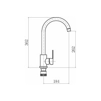 Смеситель для кухни FASHUN A54001-13
