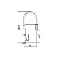 Смеситель для кухни FASHUN A54102-12