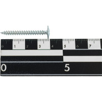 Саморез КВАДРА пресс-шайба, острый конец, 4.2x38, цинк, уп. 10 шт. 420381011812