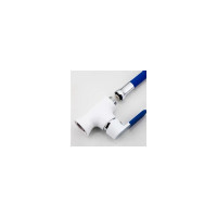 Смеситель для кухни MATRIX SMF-323317/WT-BL 40 мм, синий силиконовый излив 6314