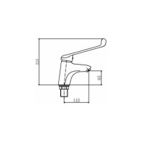 Смеситель для умывальника FASHUN A1054