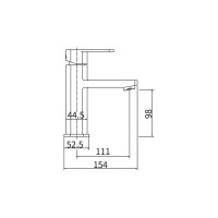 Смеситель для умывальника FASHUN A51120