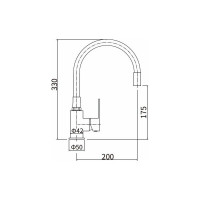 Смеситель для кухни FASHUN A54302-12