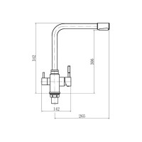 Смеситель для кухни FASHUN A54309-8
