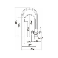 Смеситель для кухни FASHUN A54309-C