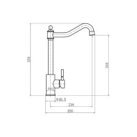 Смеситель для кухни FASHUN A54709