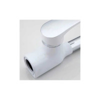 Смеситель для кухни MATRIX SMF-398017/WT 40 мм, белый силиконовый излив 5075