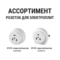 Розетка TDM ELECTRIC 32А 250В 2Р+РЕ СУ белая SQ1812-0006