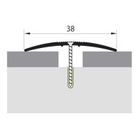 Стык РУССКИЙ ПРОФИЛЬ 38 мм, 0.9 м, венге 4607130279748