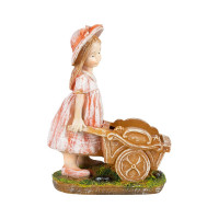 Кашпо PARK Девочка с тележкой 37 см 169463