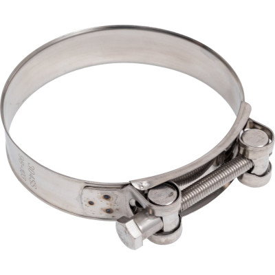 Усиленный хомут TITAN LOCK 98-103 мм, нержав. сталь AISI 304, лента+болт TL98-103RCSS
