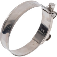 Усиленный хомут TITAN LOCK 98-103 мм, нержав. сталь AISI 304, лента+болт TL98-103RCSS