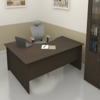 Эргономичный стол ФЕЛИКС Система-M 160x120x74.5 см дуб ферраре ПК-ССМ-СТЭ160x120П/Д-В3-179