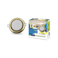 Встраиваемый светильник General Lighting Systems без подсветки GX53, 107х38мм, аверс, золото, IP20 GCL-GX53-H38-G 661214