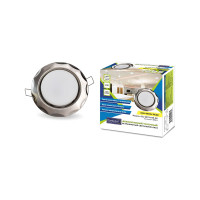 Встраиваемый светильник General Lighting Systems без подсветки GX53, 120х38мм, звезда объемная, сатин-никель, IP20 GCL-GX53-H38-SN 661211