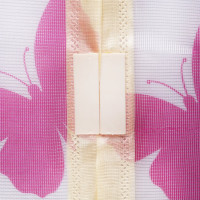 Москитная сетка на магнитах FEONA 1x2.1 м, бежевая, дизайн цветы 034-4047 224821