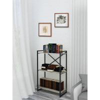 Стеллаж Металл-Завод GUTTA 106x69x34x3 патина/черный GS10669343P2