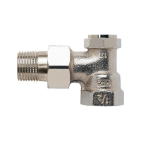 Клапан для радиатора Honeywell 3/4 угловой никелированный Kvs 1.70 V2420E0020