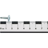 Саморез КВАДРА пресс-шайба, со сверлом, 4.2x16 цинк, кор. 1000 шт. 420164100001