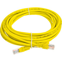 Коммутационный шнур ITK кат. 5Е UTP LSZH 5м желтый PC05-C5EUL-5M
