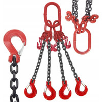 Цепной четырехветвевой строп с крюками укоротителями КанТраст  4СЦ 17/8000 4STS17008000R