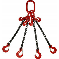 Цепной четырехветвевой строп с крюками укоротителями КанТраст  4СЦ 17/8000 4STS17008000R