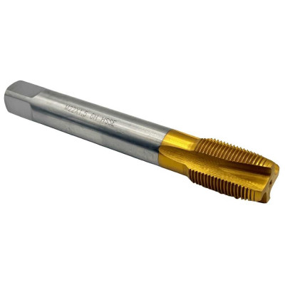 Машинно-ручной метчик для сквозных отверстий TORNERI М22x1.5 HSSE 6H DIN376 TiN 043920