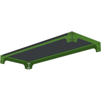 Основная металлическая полка ООО Металекс с комплектом траверс серии MID 1200x400 ACPM1240