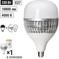 Светодиодная лампа TDM T-120 Вт-230 В-4000 К–E27 170x295 мм НАРОДНАЯ SQ0340-1638