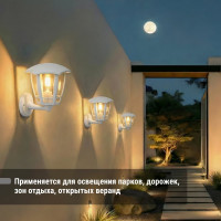 Светильник уличный TDM ELECTRIC "СИТИ" шестигранник настенный вверх белый SQ0330-1316