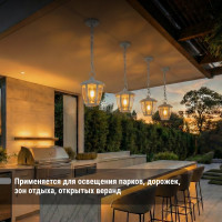 Светильник уличный TDM ELECTRIC "СИТИ" шестигранник подвесной белый SQ0330-1318