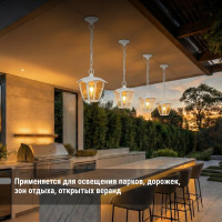 Светильник уличный TDM ELECTRIC "СИТИ" четырегранник подвесной белый SQ0330-1313