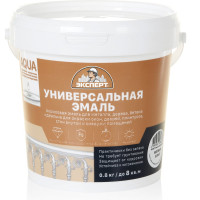 Эмаль универсальная акриловая матовая ЭКСПЕРТ белый 0,8 кг 29084
