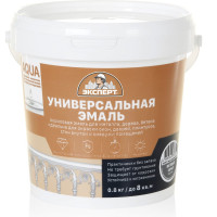 Эмаль универсальная акриловая матовая ЭКСПЕРТ серый RAL 7005 0,8 кг 29093