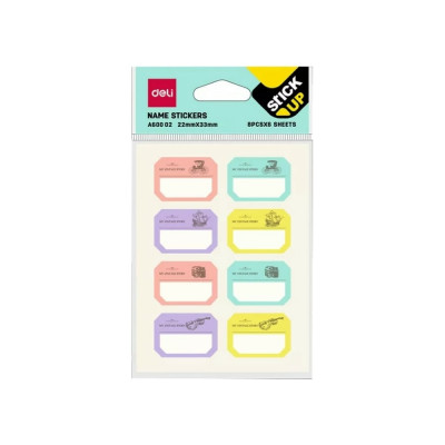 Самоклеящийся бумажный блок DELI Macaron EA60002 1163521