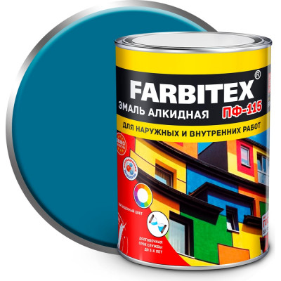 Алкидная эмаль Farbitex ПФ-115 4300005992