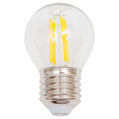 Volpe Лампа светодиодная LED-G45-4W/4000K/E27/CL/SLF UL-00008305