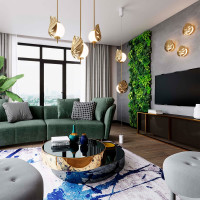 Подвес ODEON LIGHT E14, 1х40W, JUNGLE 4864/1A