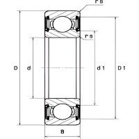 Подшипник DINROLL 6309-2RS/HT200 2000000339245