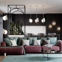 Подвес ODEON LIGHT E14, 1х40W, JUNGLE 4865/1