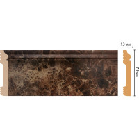 Плинтус напольный Decomaster 79x13x2400 мм D005-713 ДМ