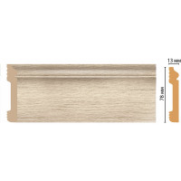 Плинтус напольный Decomaster 79x13x2400 мм D005-72 ДМ