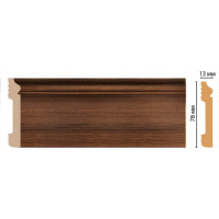 Плинтус напольный Decomaster 79x13x2400 мм D005-74 ДМ